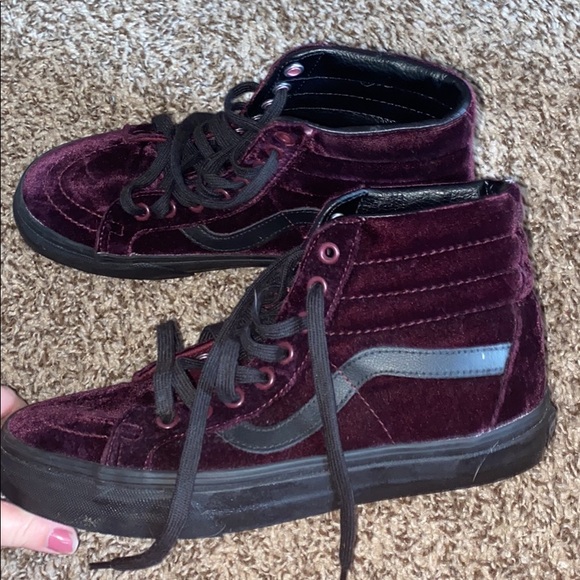 Purple suede high-top vans - Picture 2 of 3
